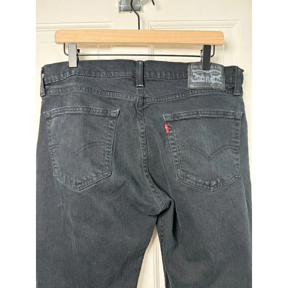 Levi's Men's Black Straight Leg Demin Jeans W36 X 32L